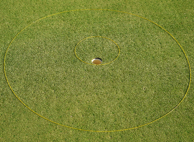 Load image into Gallery viewer, eGolfRing Chip &amp; Putt Package (18" and 6') - White or Yellow
