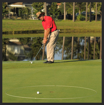 Load image into Gallery viewer, eGolfRing Chip &amp; Putt Package (18" and 6') - White or Yellow
