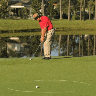 Load image into Gallery viewer, eGolfRing Chip &amp; Putt Package (18" and 6') - White or Yellow
